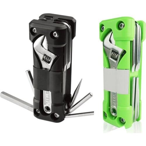 Compact 13-in-1 Bike Multitool Bicycle Tool Kits Wrench Hex Key Punch MTB Bikes Accessories