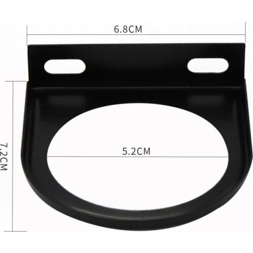 MagiDeal 2'' 52mm Single Hole Gauge Meter Dash Pod Mount Holder Bracket Iron