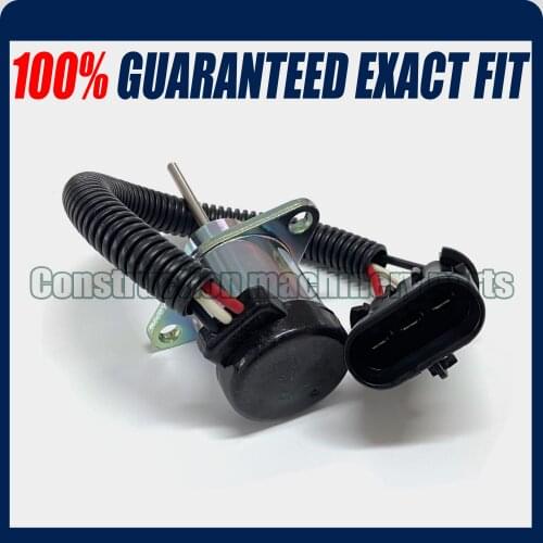 New Stop Solenoid 1503ES-12A5UC4S Bobcat S185 skid steer 6691498 for Kubota
