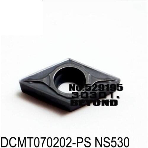 Original DCMT DCMT070204 070204 DCMT070202-PS DCMT070204-PS NS530 Carbide Inserts Lathe Cutter Tools Turning CNC