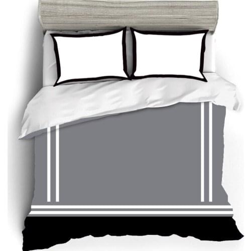 Simplicity High Quality Bed Clothes With Pillowcase King Size Bedding Sets Duvet Single Size Bed Set Duvet Cover Home Textiles