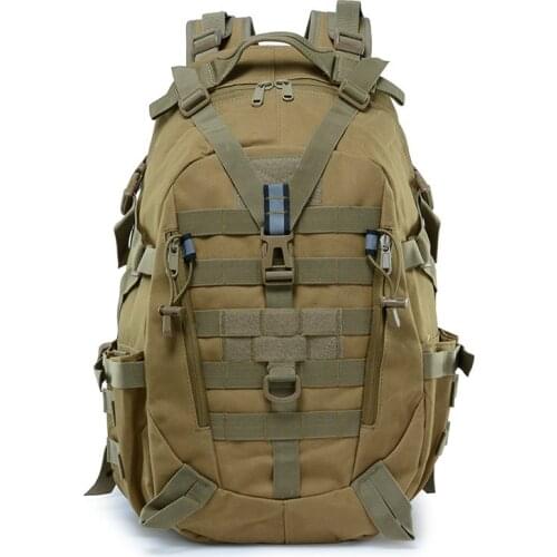40L Camping Backpack Military Bag Men Travel Bags Tactical Army Molle Climbing Rucksack Hiking Outdoor Sac De Sport Tas
