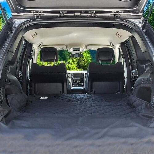 Thick Waterproof Canvas Fabric SUV Car Trunk Carpet For Dog Cat Puppy Pet Transportation Dirtproof Travel Cargo Protector Cushio