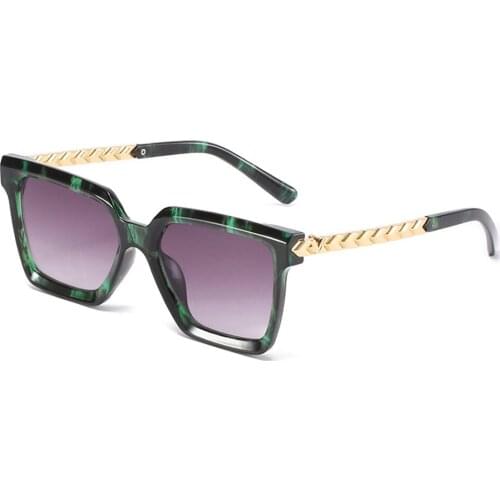 Vintage Oversized Shades Women Sunglasses 2021 Luxury Brand Designer Square Cat Eye Sun Glasses Female Glasses Frame Eyewear