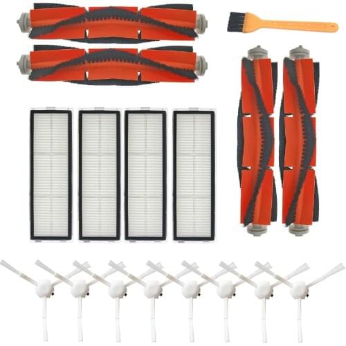 HEPA Filter + Side Brush + Main Brush for Xiaomi 1C mijia STYTJ01ZHM Dreame F9 sweeping Robot Vacuum Cleaner Parts SKV4093GL