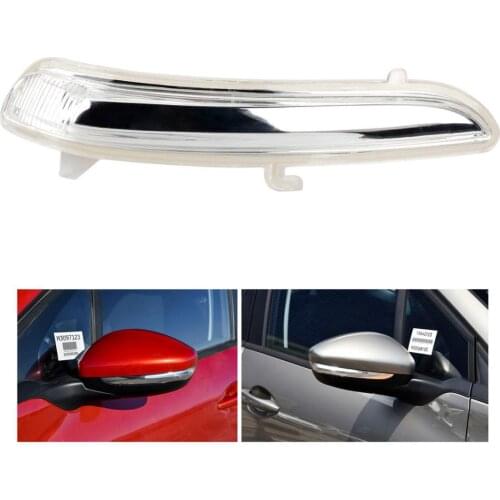 TAIHONGYU 1pc Left / Right Side Clear Wing Door Mirrors Indicators O/S Fit For Peugeot 2008 2013 2014 2015 2016 2017 RHD