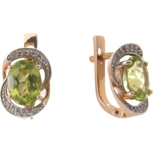 Золото Дисконт Dangle Earrings