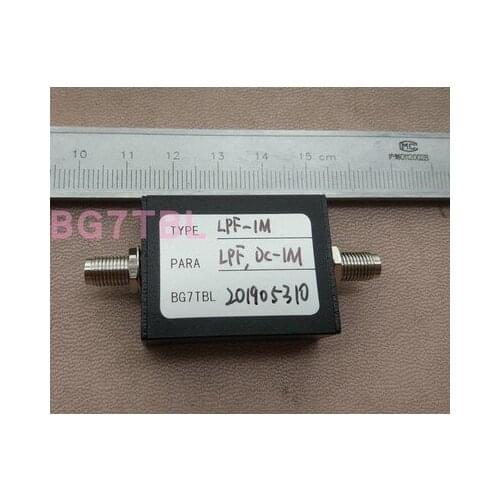 1M, 5M, 10M, 30M, 40M, 100M, 500M, FM, low pass, bandpass filter, GPS, 433