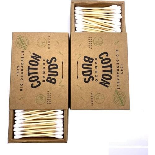 1000PCS Women Beauty Makeup Cotton Swab Double Head Cotton Buds Make Up Wood Sticks Nose Ears Cleaning Tools Dropshipping