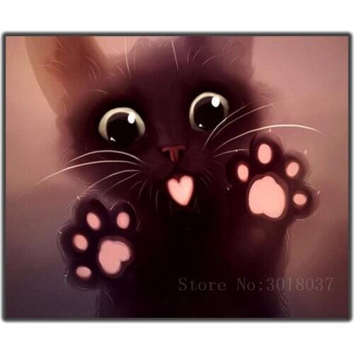 5D Diy Diamond Painting Cross Stitch Kitten Lying On The Glass Needlework Diamond Embroidery Full Round Mosaic Decoration Resin