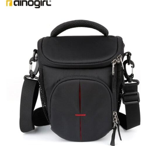 AINOGIRL High Quality SLR Camera Lens Lightweight Leisure Waterproof Camera Bag Micro-Single Camera Shoulder Camera Bag