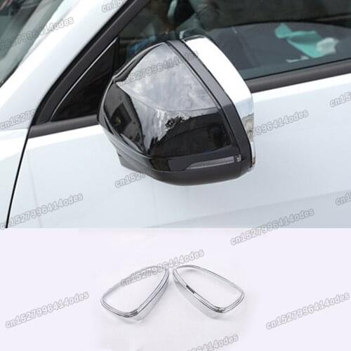 Lsrtw2017 Abs Car Rearview Rain Shield Eyebrow Frame Trims for Chevrolet Orlando Onix 2018 2019 2020 Accessories Auto Pair