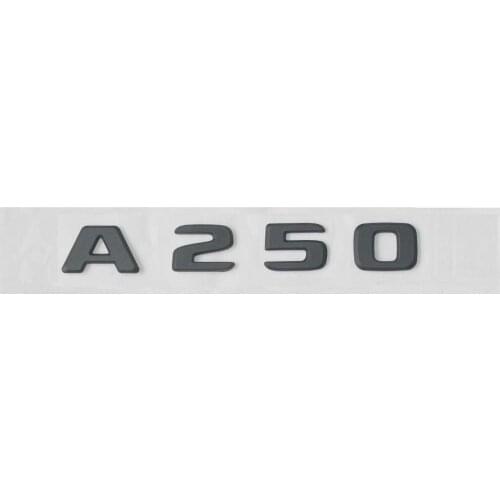 Black Trunk Letters Number FOR A 250 Emblems Badges for Mercedes Benz A250 2017
