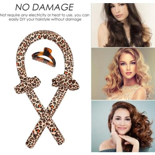 Heatless Curling Rod Headband No Heat Curls Hair Rollers Sleeping Soft Headband Hair Curlers DIY Hair Styling Tools