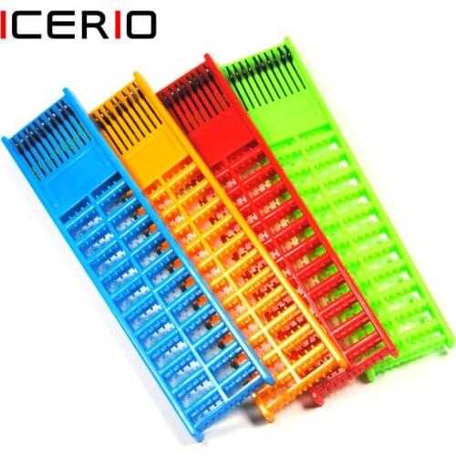 ICERIO Fishing Rig Leader Winder Board Spools Hooks Storage Carp Fly Fishing Tackle Accessories
