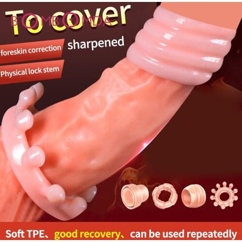 Adult Sex Products Men Delay Premature Lock Fine Sex Toys For Men Crystal Set Dick penis Cock Ring Chastity Cockring Penisring