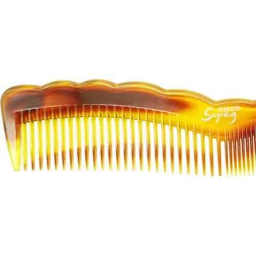 Amber Colour Mens Comb PVC Material Hairbrush Good Quality Comb For Short Hair Design