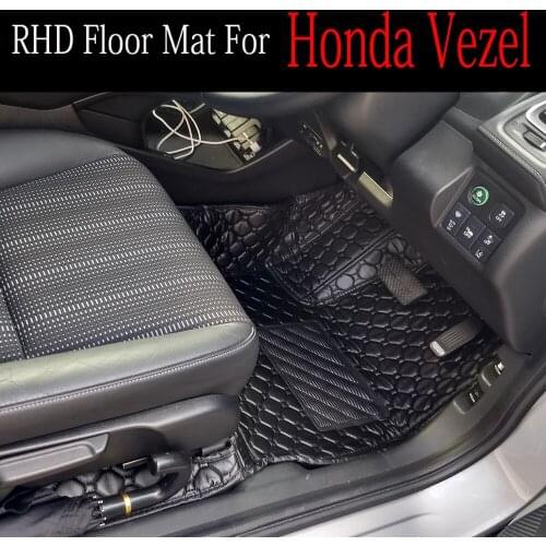 Right hand drive / RHD / UK Car floor mats for BMW Z4 E85 E89 Leather heavy duty 5D car styling all weather carpet liners(2002-n