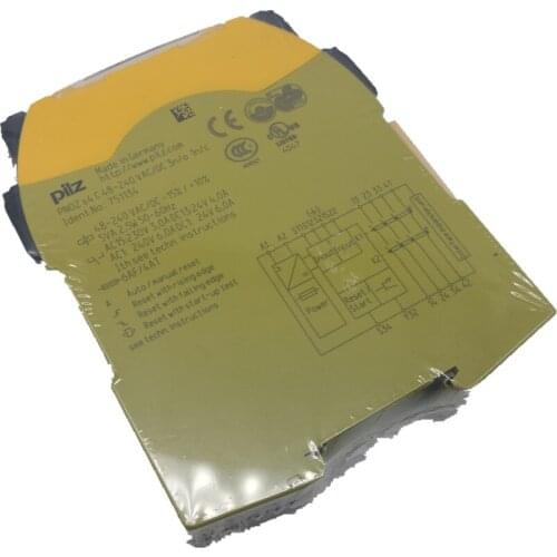 Safety Relay for Emergency stop 24 VDC 3NO 1 NC s4 C48-240VAC/DC Part No# 751134 750134 751104 751105