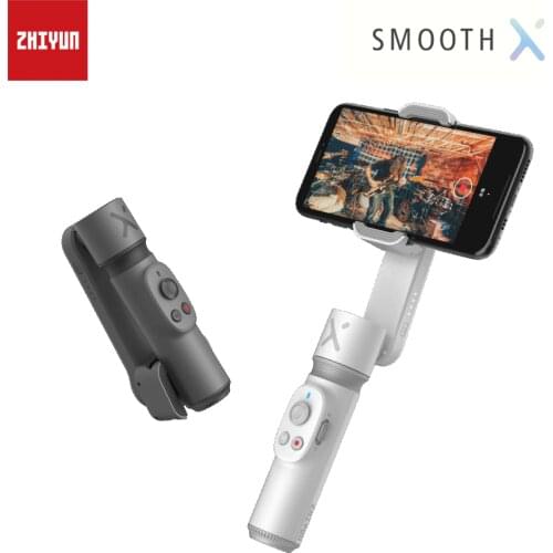 Zhiyun Smooth X New Selfie Stick Phone Gimbals Handheld Stabilizer Palo Stick for iPhone HuaWei XiaoMi Redmi SamSung Smartphones