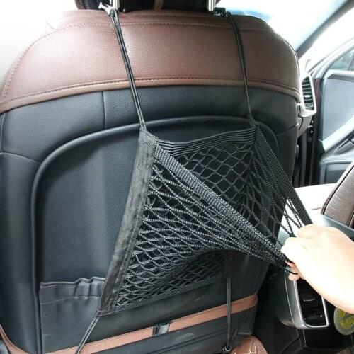 Car Seat Mesh Organizer Storage Cargo Net Pockets Luggage Hook Pouch Holder Car car seat screen Protective Mesh Bag Storage