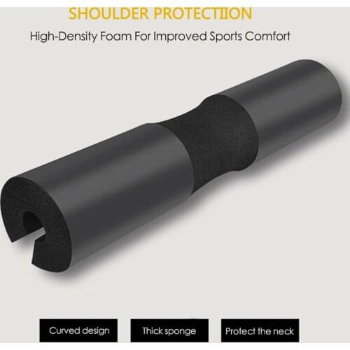 Barbell Squat Pad Foam Weight Lifting Neck Shoulder Protect Support with Straps ASD88