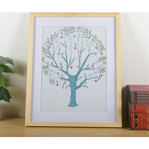 Nordic Simple Wooden Frame A4 A3 Black White Color Picture Photo Frames for Wall picture frames wall photo frame home decor