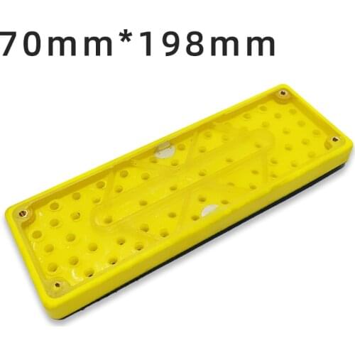 Universal pneumatic sandpaper machine chassis base 70 198mm suitable for grinding and grinding machine accessories bottom