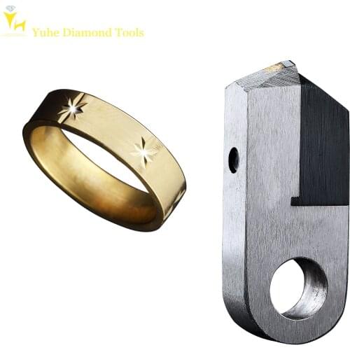 120 Degree V Shape PCD Diamond Jewelry Posalux Diamond Tool Jewellery Cutting Diamond Tool Customize Dimensions
