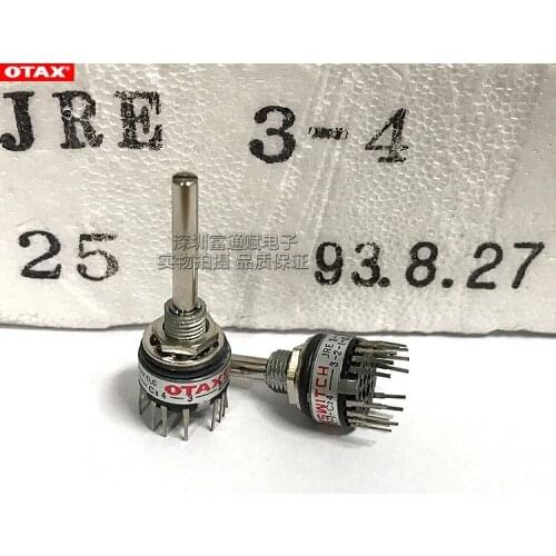 [VK] Japan OTAX SWITCH rotation JRE3-4 rotary band switch 3 knife 4 gear 04VA MAX DC20V