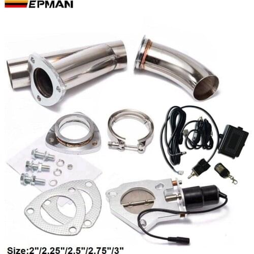 2.5" Elextric Exhaust Catback Cutout/E-cutout W/Switch Valve System Kit+ Remote For BMW e34 EP-CUT2Y25
