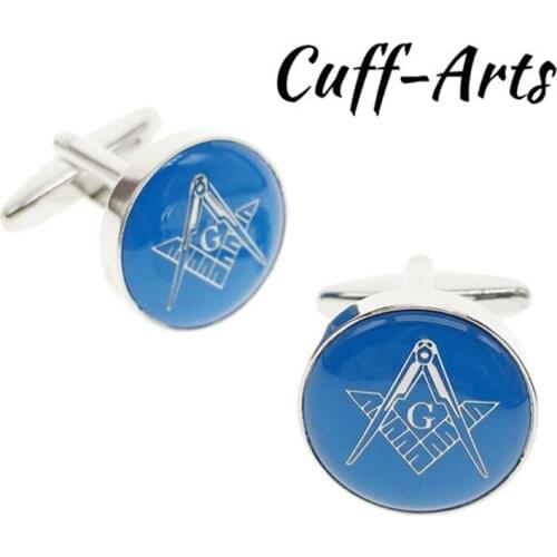 CuffArts Cufflinks For Mens Round Gift For Boyfriend Men Jewelry Cuff Links 2018 Simple Anniversary Gift Cufflinks C10059