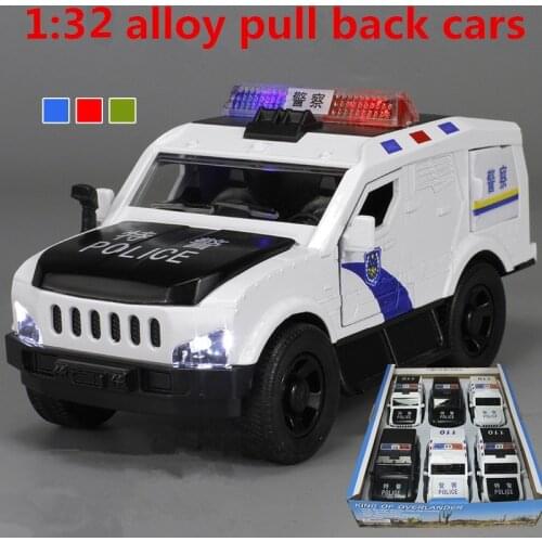 1:32 alloy pull back car,high simulation off-road vehicles,SUV model,metal casting,toy vehicles,musical&flashing,free shipping