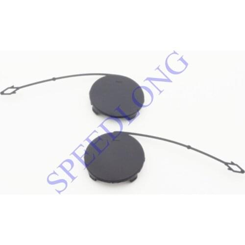 2 Pcs/Pair RH and LH Front bumper trailer tow hook cover cap for BMW X5 E70 2007-2010