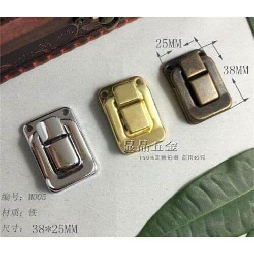 38*25mm Taiping box buckle Antique hasp Metal buckle Box buckle Wooden box DIY accessories wholesale