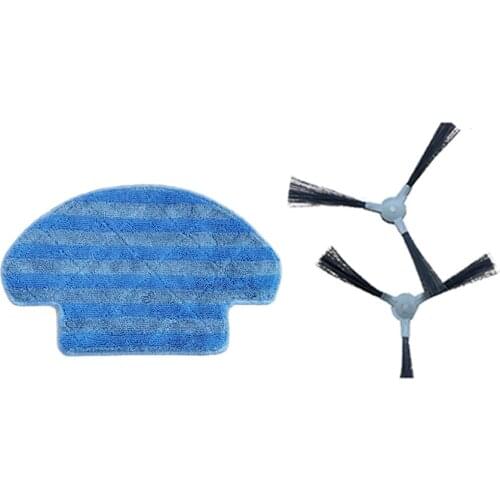 Accessories for K11 Robot Vacuum Cleaner 1*Dishcloth & 2*side brush