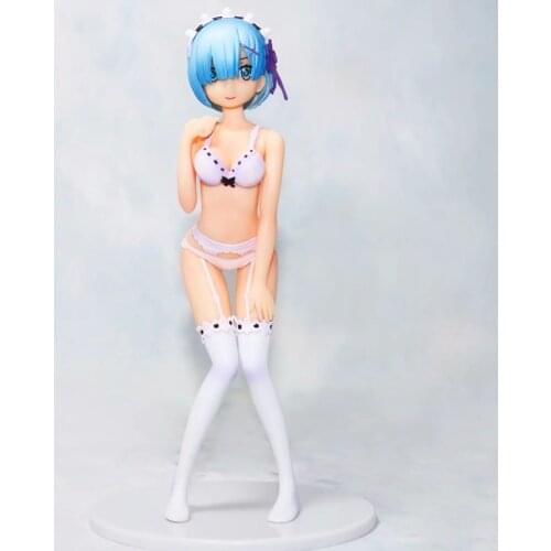 Anime Re:Life in a different world from zero Rem Underwear Ver. Sexy PVC Action Figure Collectible Model Toys Doll 20cm
