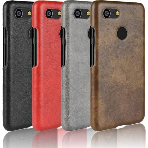 Subin Slim Cases For Google Pixel 3 XL Case Litchi Skin Pattern PU Leather and PC Book Cover For Google Pixel 3 XL Phone Case