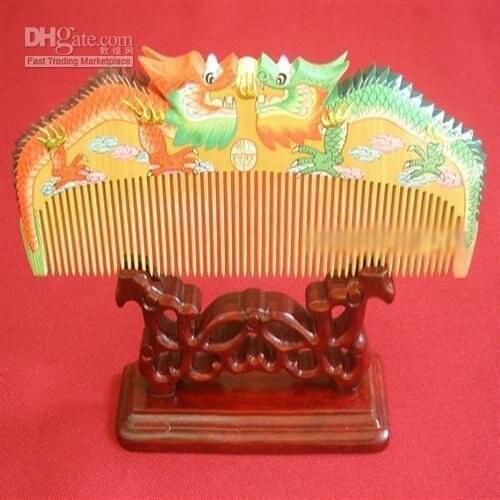 For business o Perfect!top grade boxwood handwork carve two dragonspplay a pearl a good gift