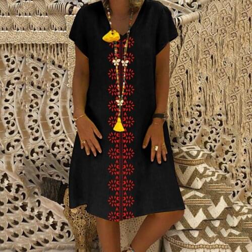 Feitong Plus Size Summer Dresses