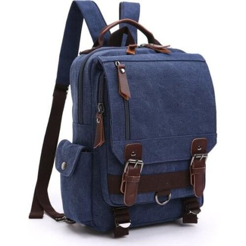 Canvas Backpack Men Travel bag Back Pack Multifunctional Shoulder Bags for Women Laptop Rucksack School Bags Daypack mochila sac