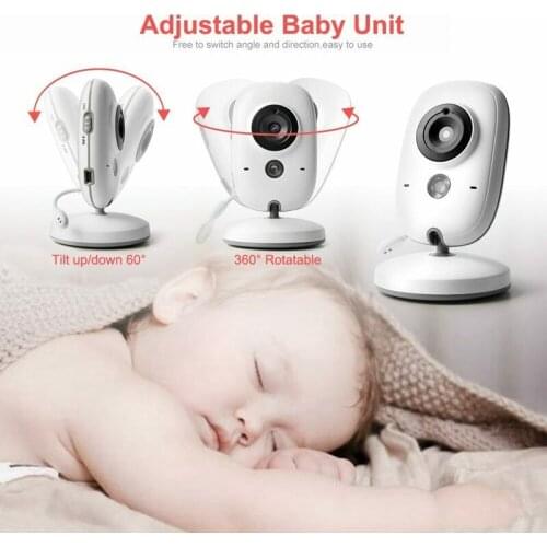 VB603 Video Baby Monitor 2.4G Wireless With 3.2 Inches LCD 2 Way Audio Talk Night Vision Surveillance Security Camera Babysitter