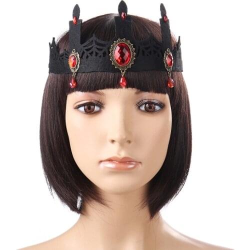 Halloween Cobweb Crown Gothic Wind Queen Crown Headdress Dance Party Performing Jewelry