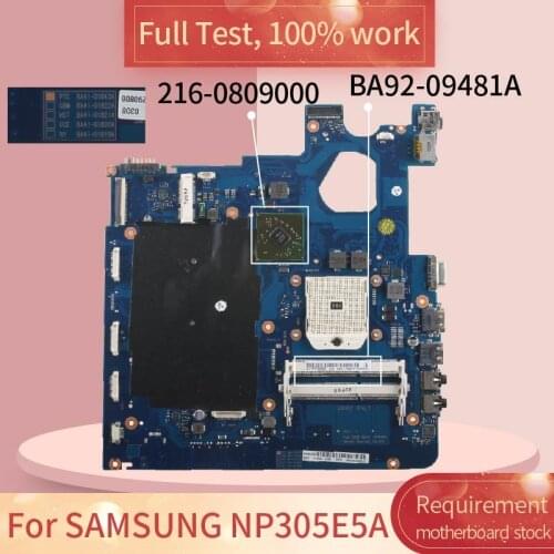 For SAMSUNG NP305E5A BA41-01843A BA92-09481A 216-0809000 Notebook motherboard Mainboard full test 100% work