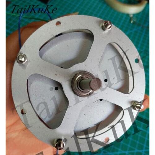 20W Mini Disc Generator Coreless Generator Permanent Magnet Generator High Efficiency Mini Low Speed Low Resistance Generator