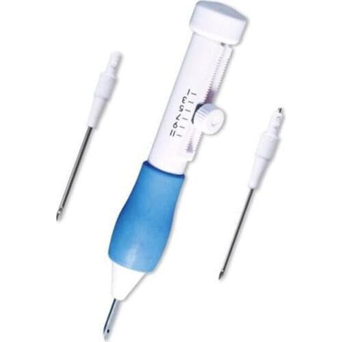 New 1.3/1.6/2.2 mm DIY Diameter Embroidery Magic Embroidery Pen Clothing Punch Needle E2S