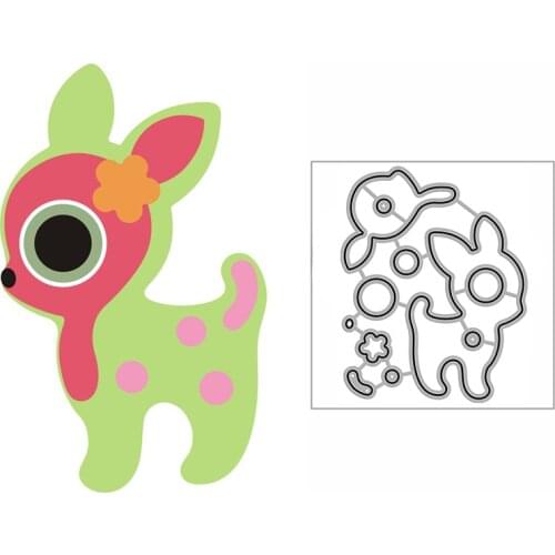New Sika Deer Animal Craft Embossing Mold 2021 Metal Cutting Dies for DIY Decorative Scrapbooking Album Card Making No Stamps