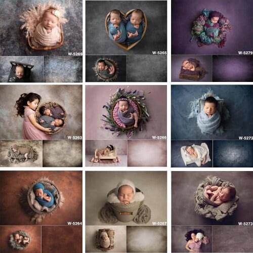 Grunge Solid Color Photography Background Vintage Shabby Chic Wall Backdrop Newborn Mortality Photo Shoot Studio Video Backdrops