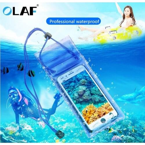 Olaf Universal Waterproof bag For iphone X 7 8 6 6s plus 5 5s se Mobile Phone Pouch Swim Waterproof Cases for Samsung xiaimi