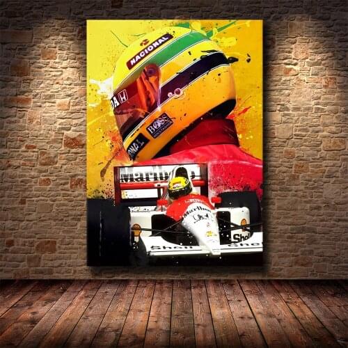 Motorcycle Game Poster Picture Auto Motocross Silk Posters Motorbike Prints Sports For Man Boy Room Decor Canvas Painting